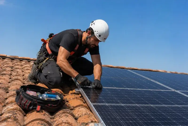 Maintenance et monitoring de panneaux solaires à Vair-sur-Loire
